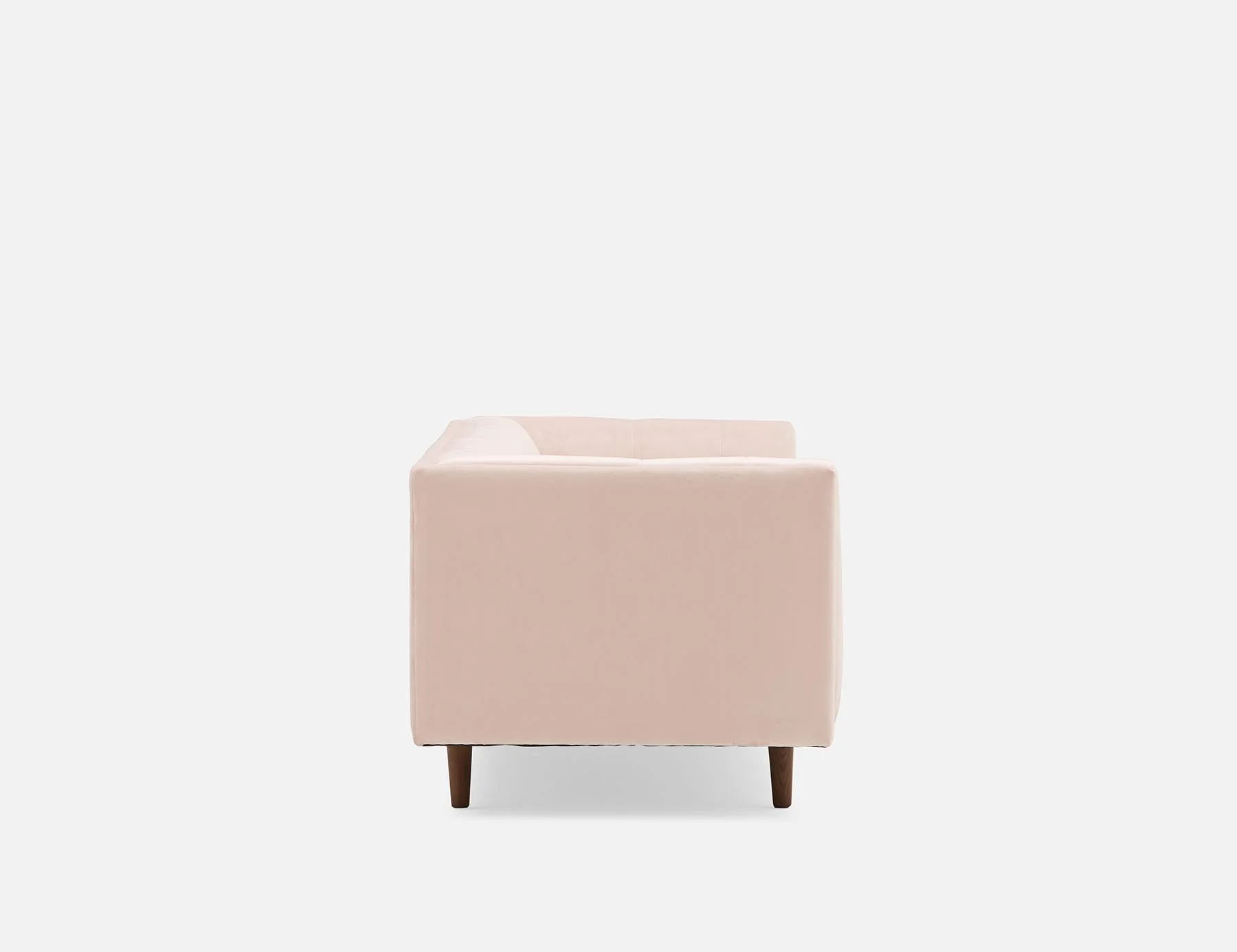 LORETTA — Mid-century modern velvet 3-seater sofa (18-76-63-68) - Image 7