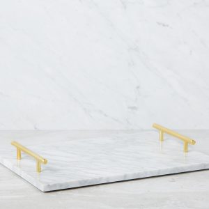 TARA — Marble tray 36 cm x 26 cm