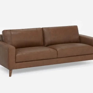 AMARI — 100% leather classic 3-seater sofa (30-26-64-67)