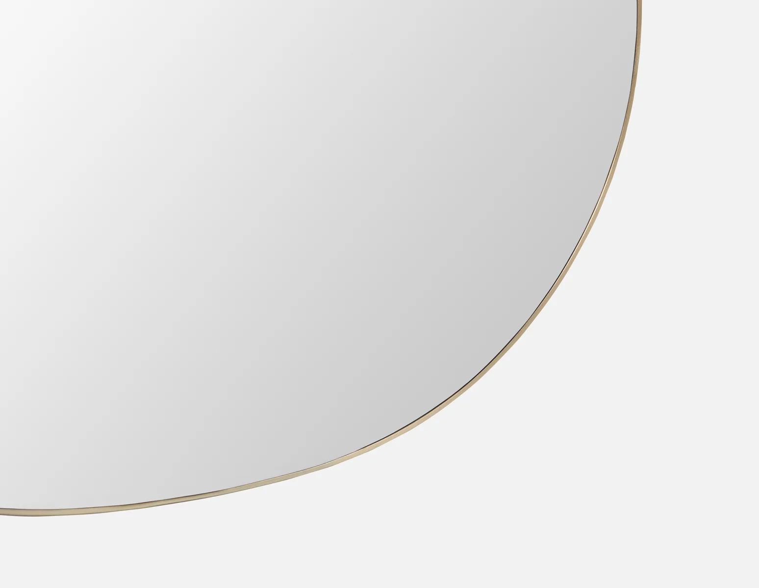 DENNES — Oval stainless steel mirror 50 cm x 120 cm - Image 4