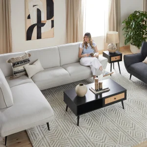 MARJORIE — Modern contemporary sectional-sofa (22-97-07-95)