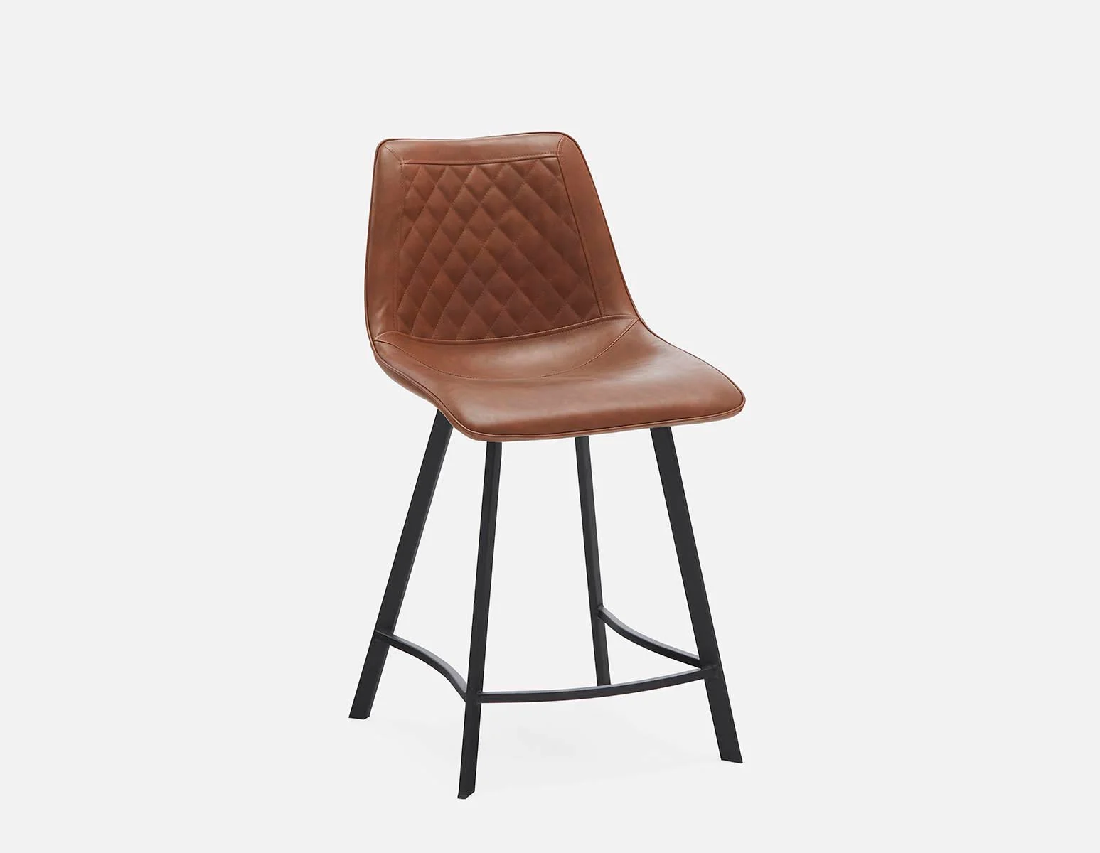 MALI — Mid-century modern counter stool with backrest 61 cm (68-92-91-96) - Image 10