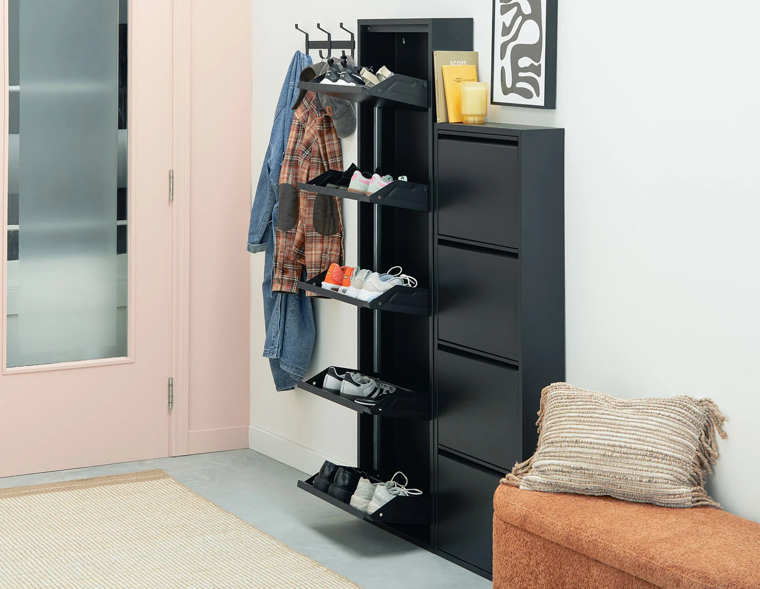 BERT — Modern 5-door shoe cabinet (16-71-37-20) - Image 10