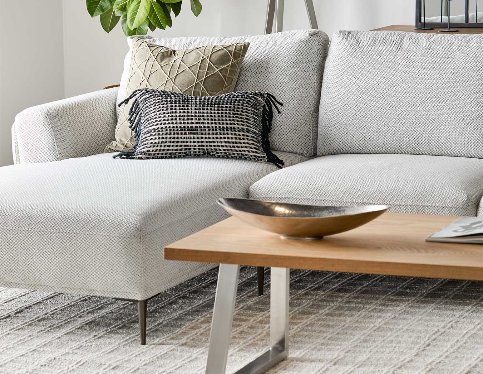 VICTOR — Contemporary left-facing sectional sofa (54-28-40-95) - Image 10