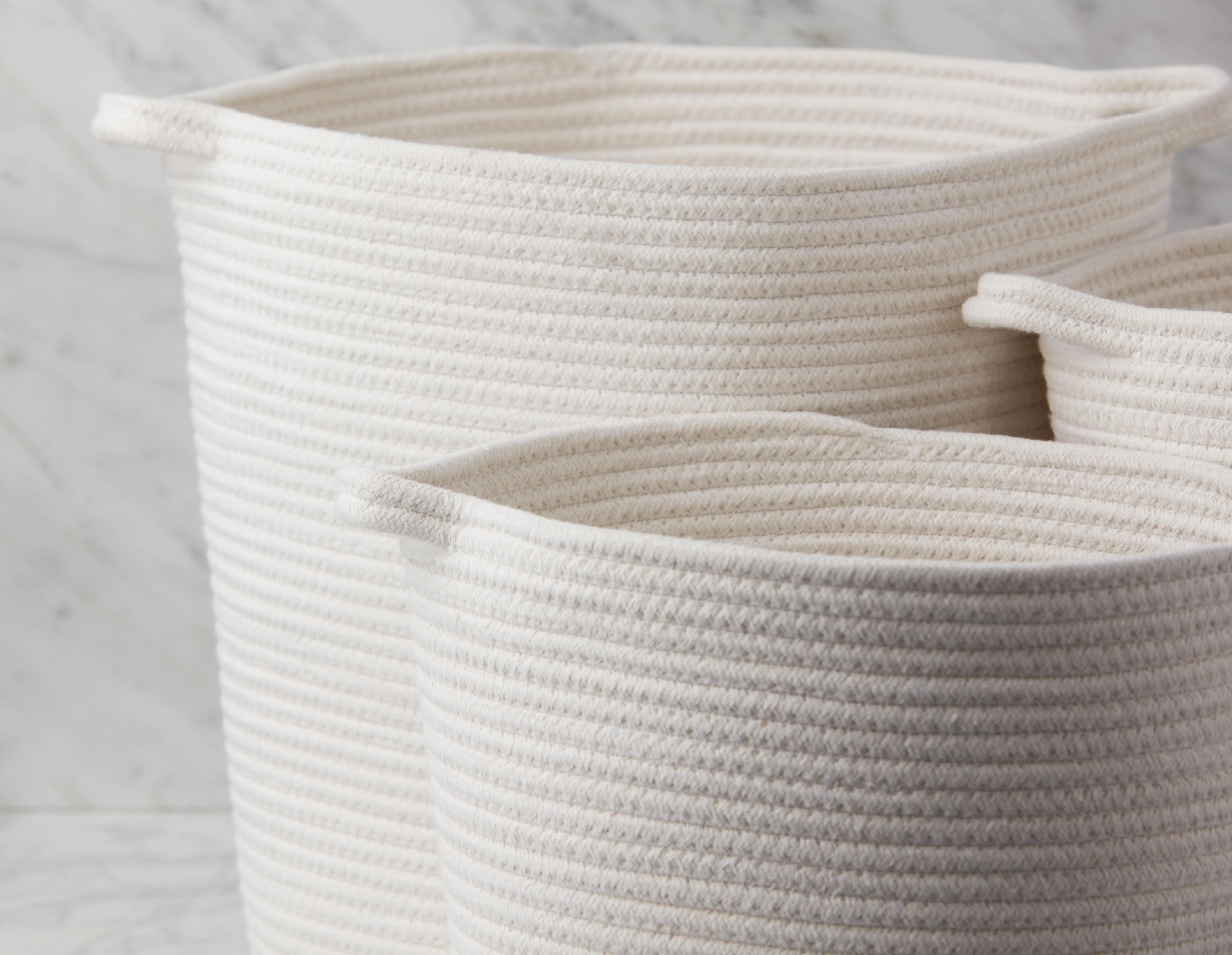 BROOKE — Set of 3 cotton rope baskets - Image 5