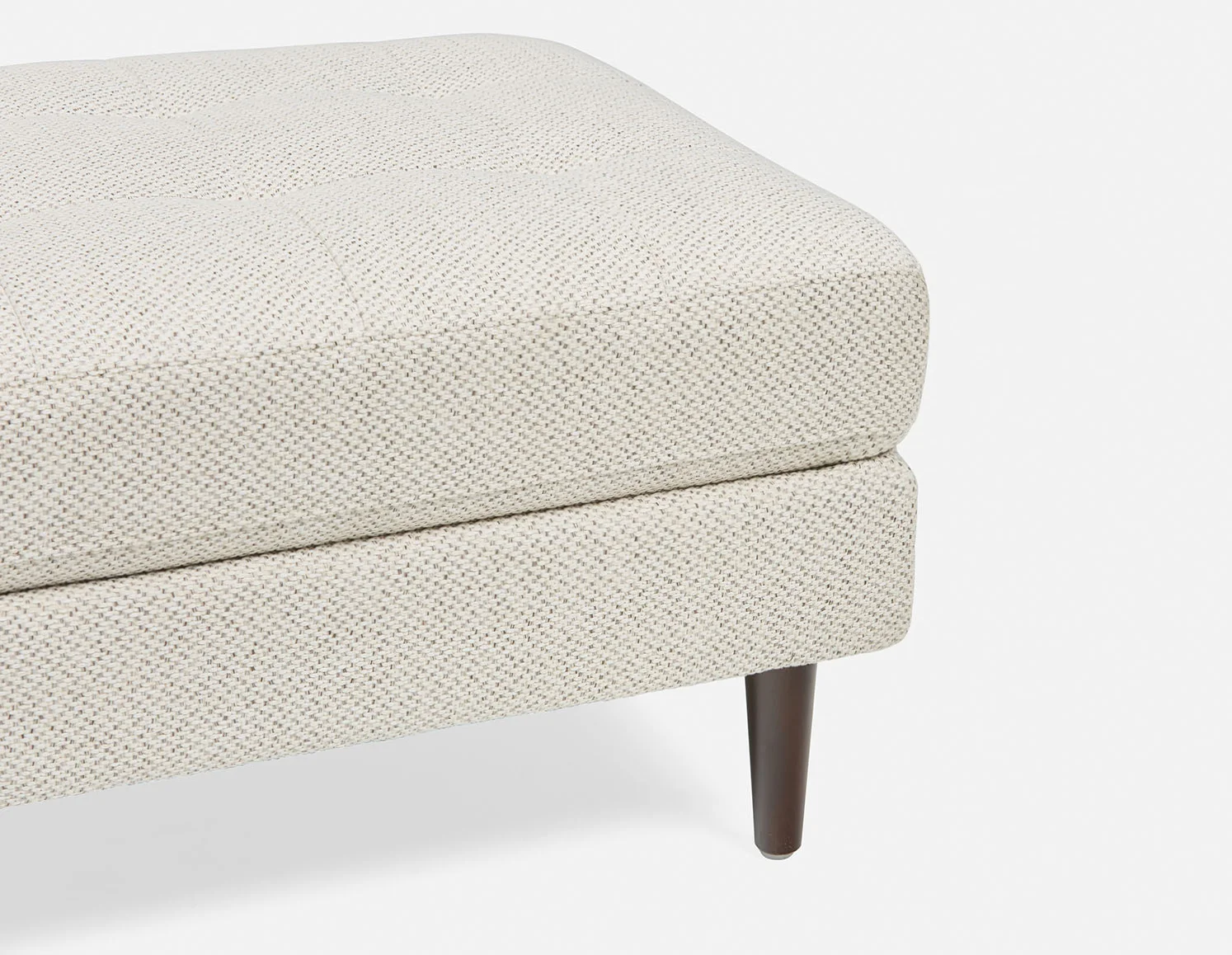 KINSEY — Tufted ottoman (39-46-83-95) - Image 2