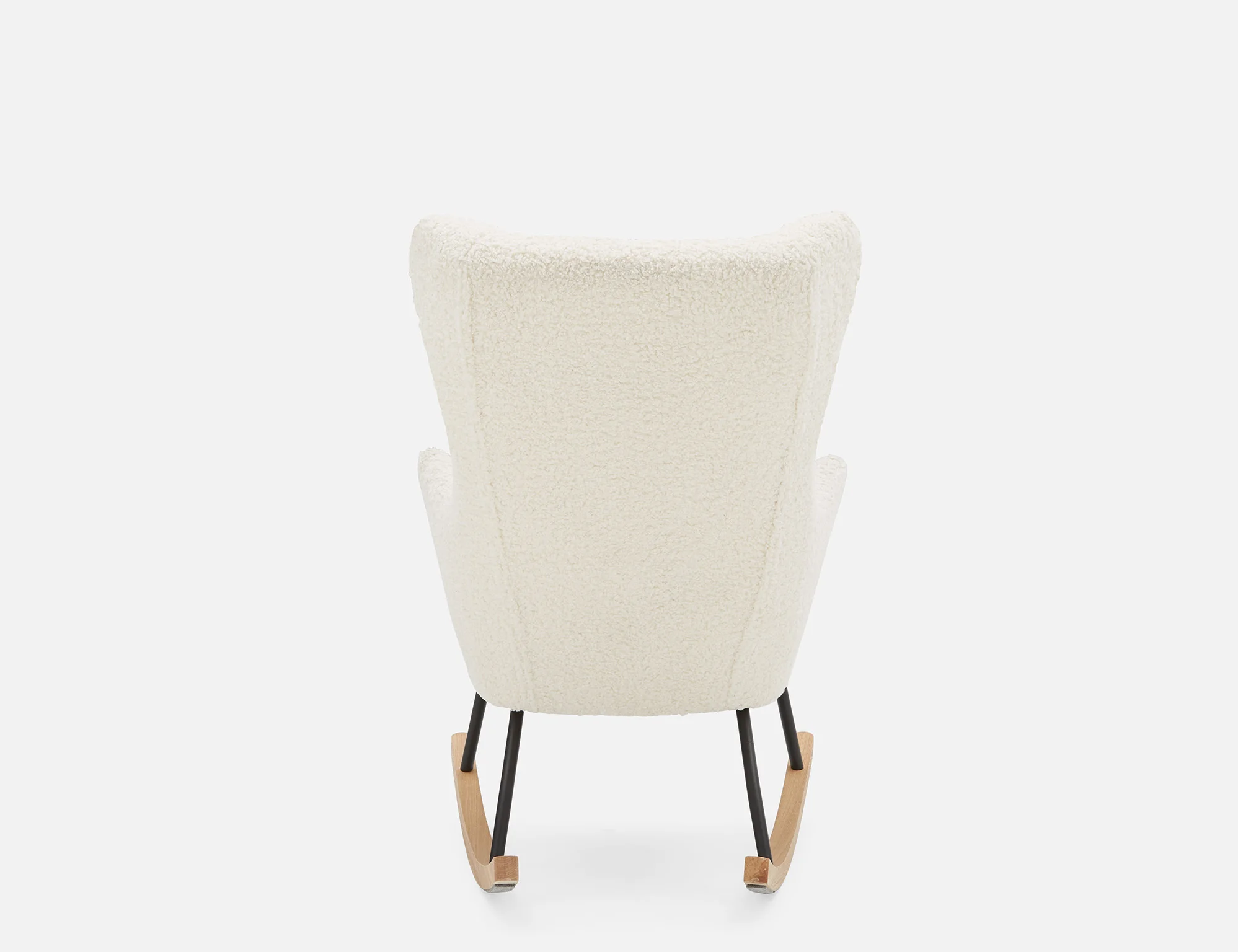 GUYAN — Faux shearling rocking armchair - Image 7