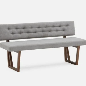SYLVIA — Bench with tufted backrest (49-76-99-30)
