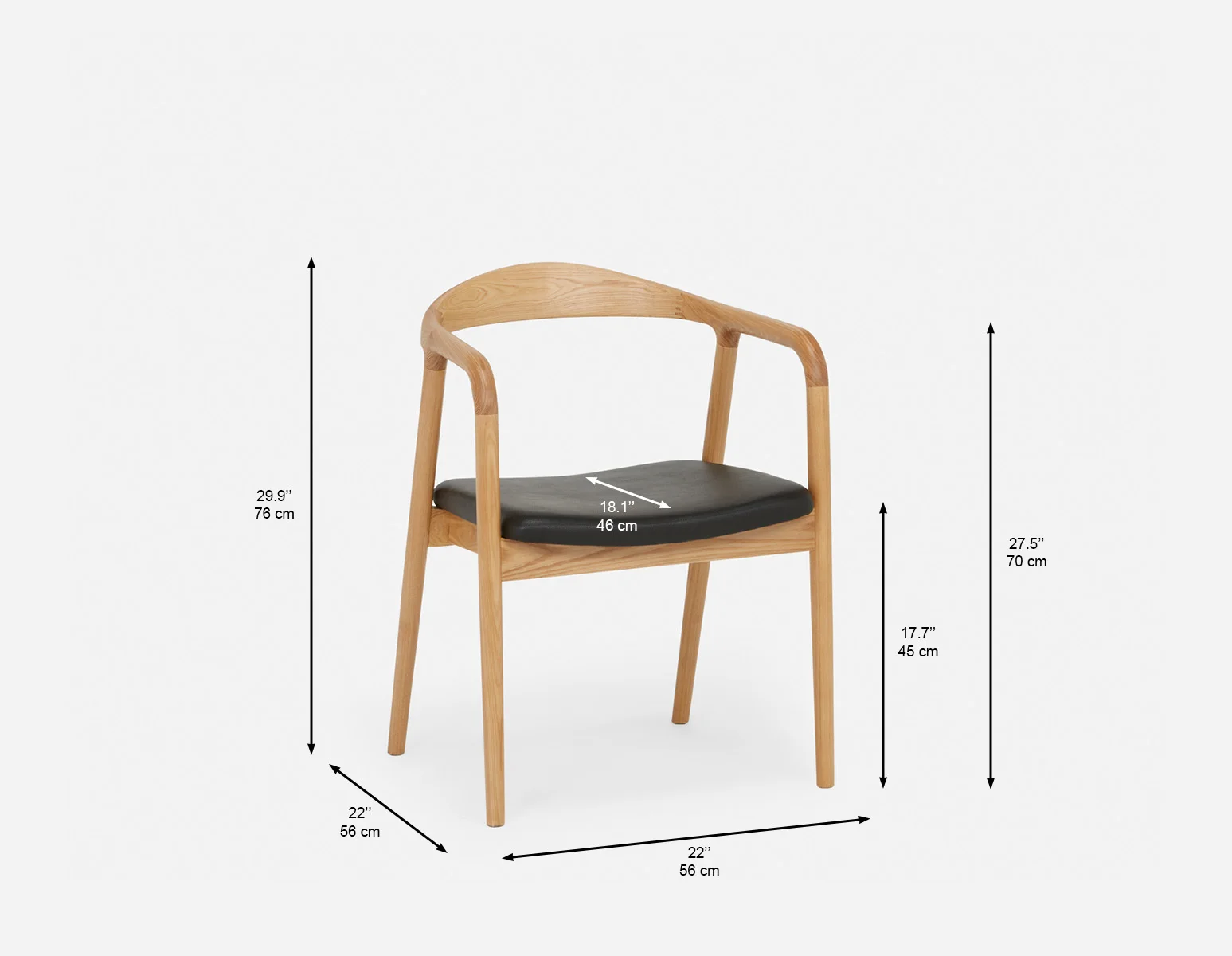 FREYA — Mid century modern dining chair (78-17-67-42) - Image 10