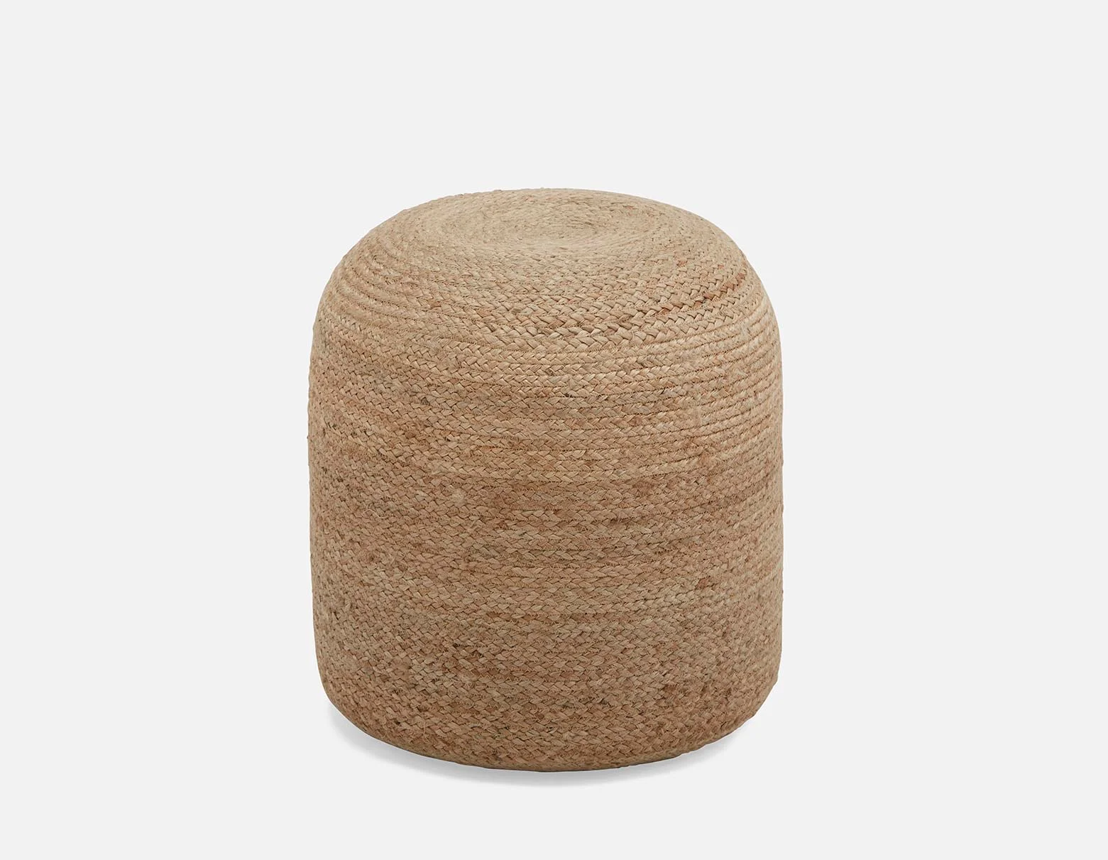 REILLY — Braided jute ottoman - Image 10