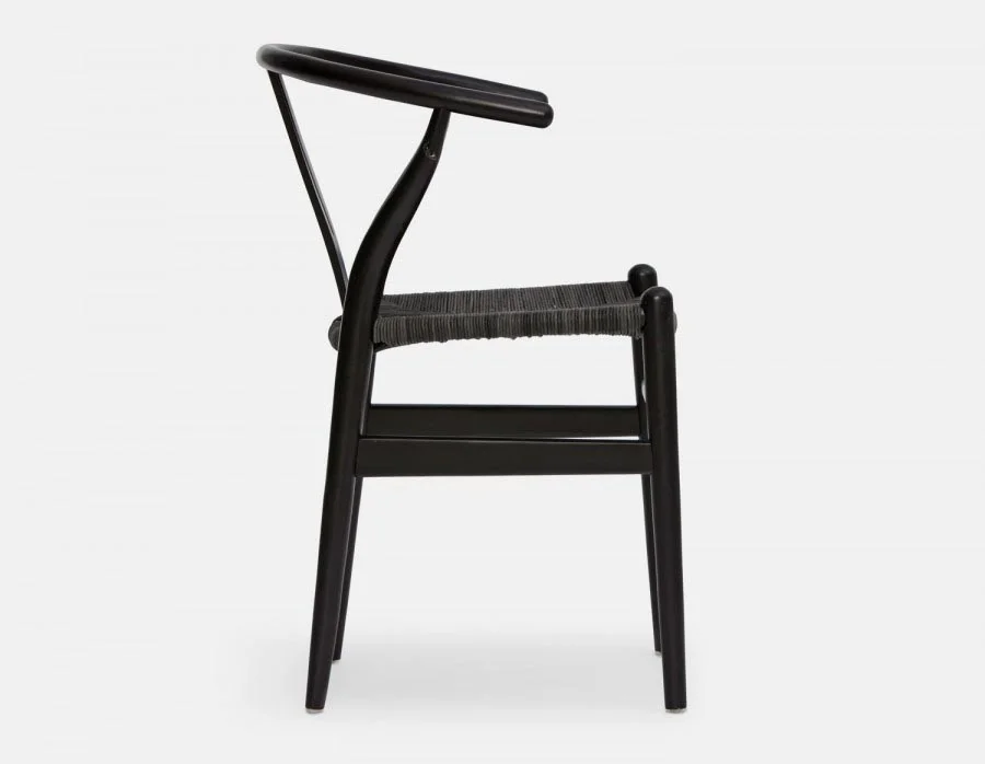 DENMARK — Beech wood and paper cord dining chair (70-01-11-20) - Image 8