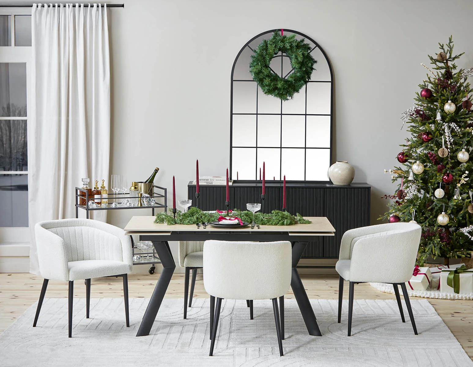 WILLMA — Extendable modern dining table 140cm to 200cm - Image 14