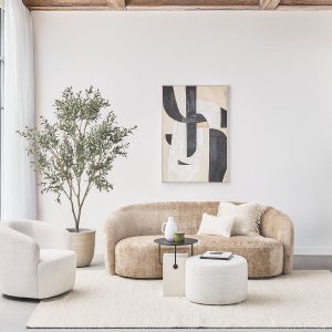 JANELLE — Swivel armchair (12-62-65-10)