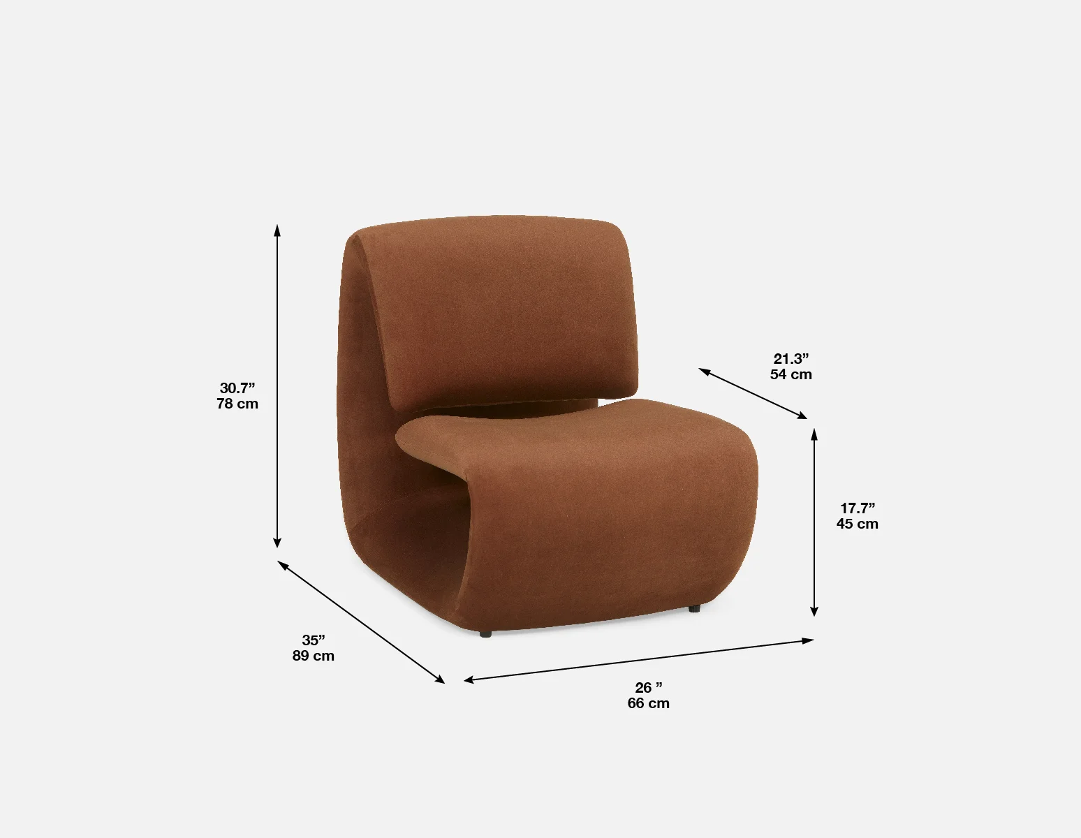 MONACO — Modern retro accent chair (87-29-46-45) - Image 12