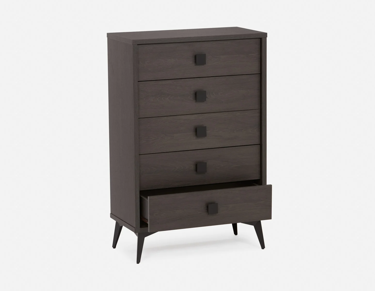 KIERA — Mid-century modern 5-drawer chest (35-85-30-20) - Image 11