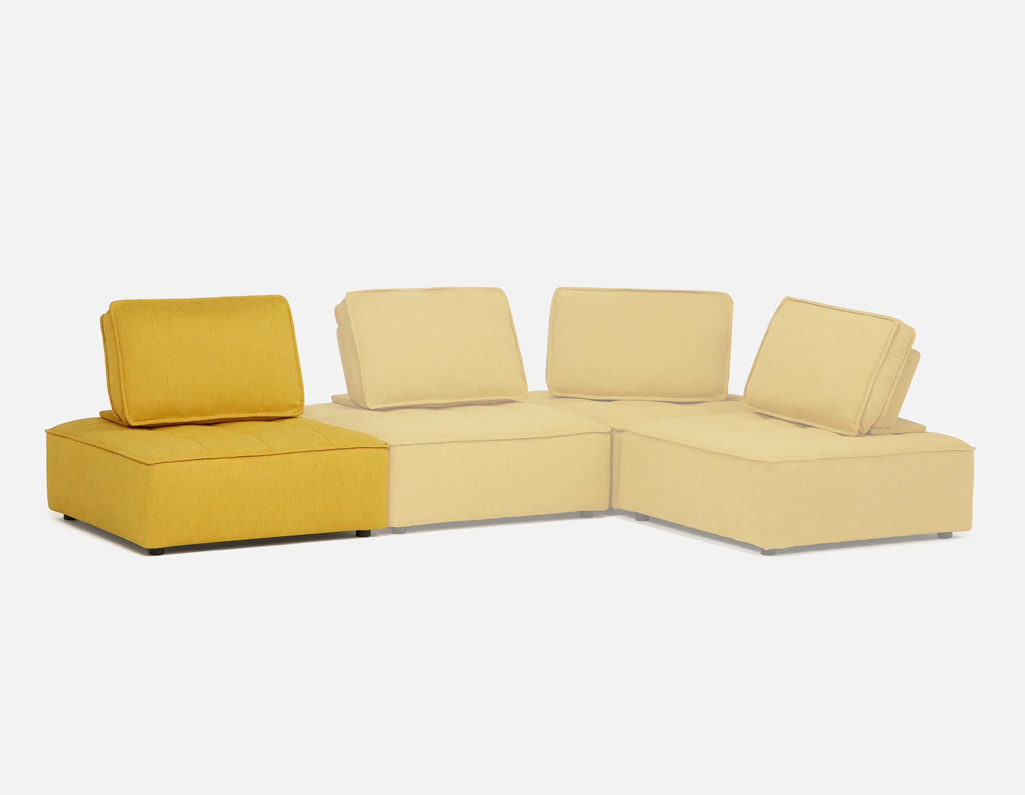 LEON — 1-pc modular interchangeable sofa (60-67-96-50) - Image 2