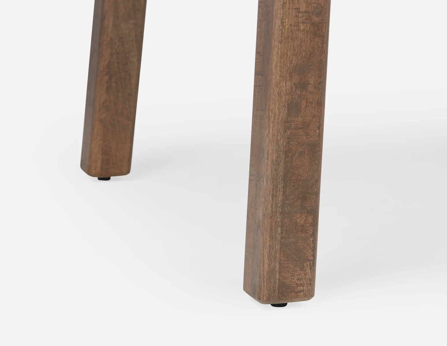 THESSALIA — Distressed solid mango wood large dining table 240 cm (94-80-91-96) - Image 4
