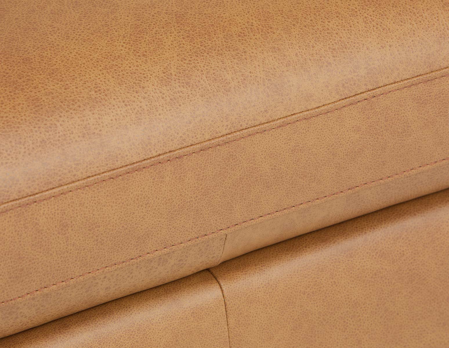 LIMA — Modern 100% leather 3-seater sofa - Image 4