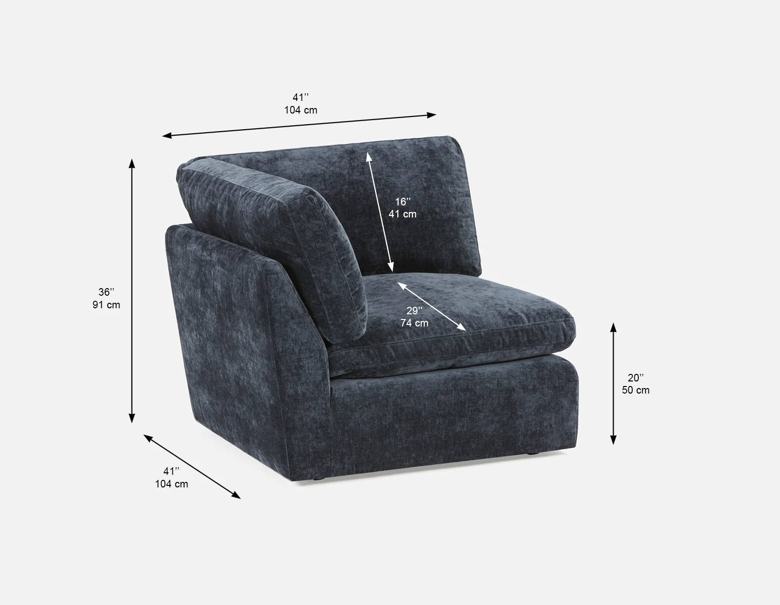 CHABLIS — Modular corner sofa customize to fit your space (40-86-58-60-D) - Image 8