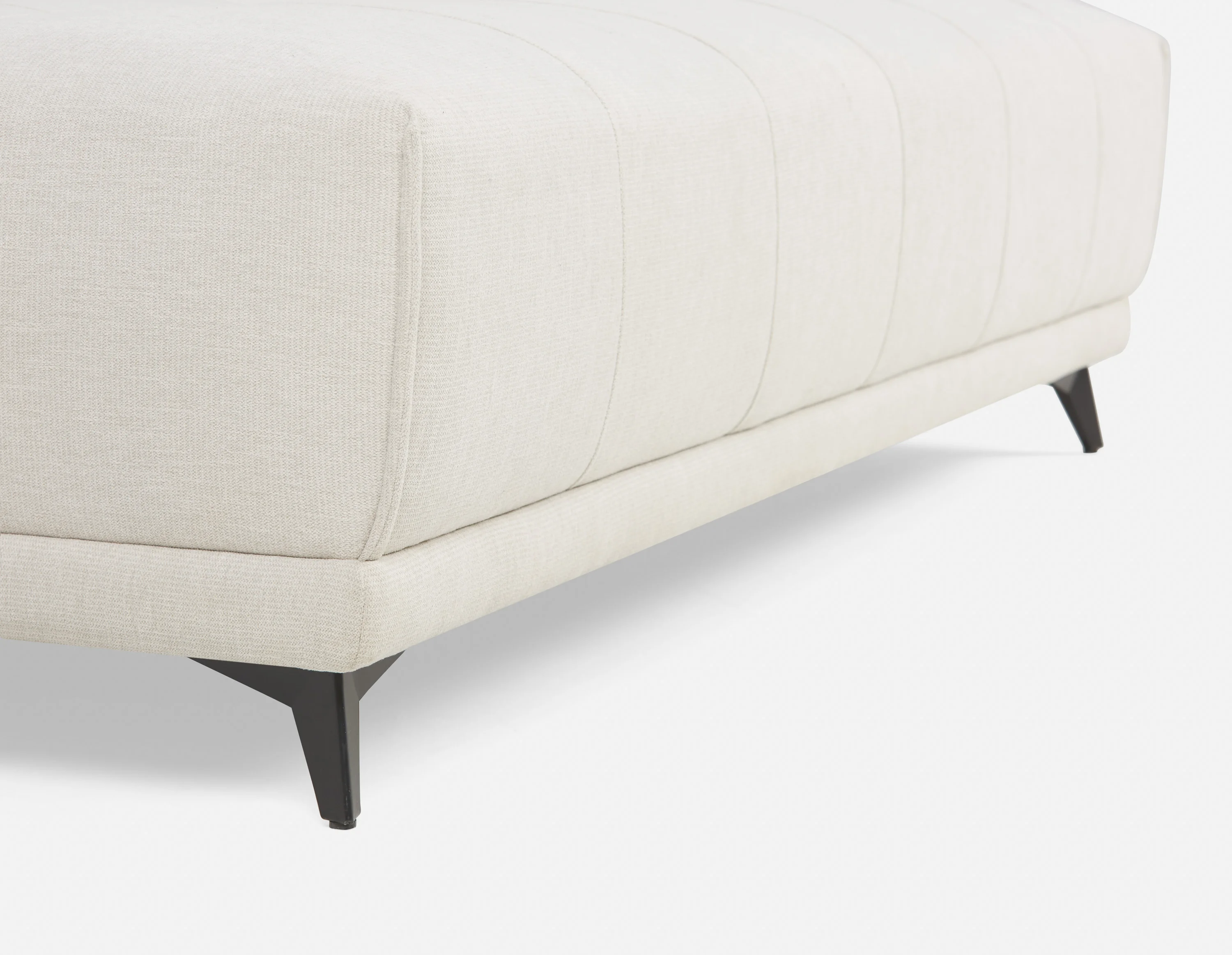 SIMON — Modern contemporary armless loveseat with adjustable backrest (75-79-85-95) - Image 11