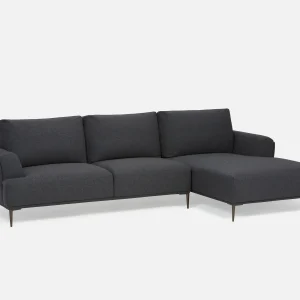 VICTOR — Contemporary right-facing sectional sofa (03-84-97-33)
