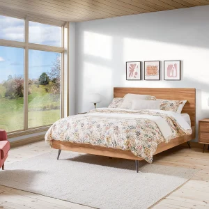JENSON — Rosewood king size bed (52-22-73-96-D)