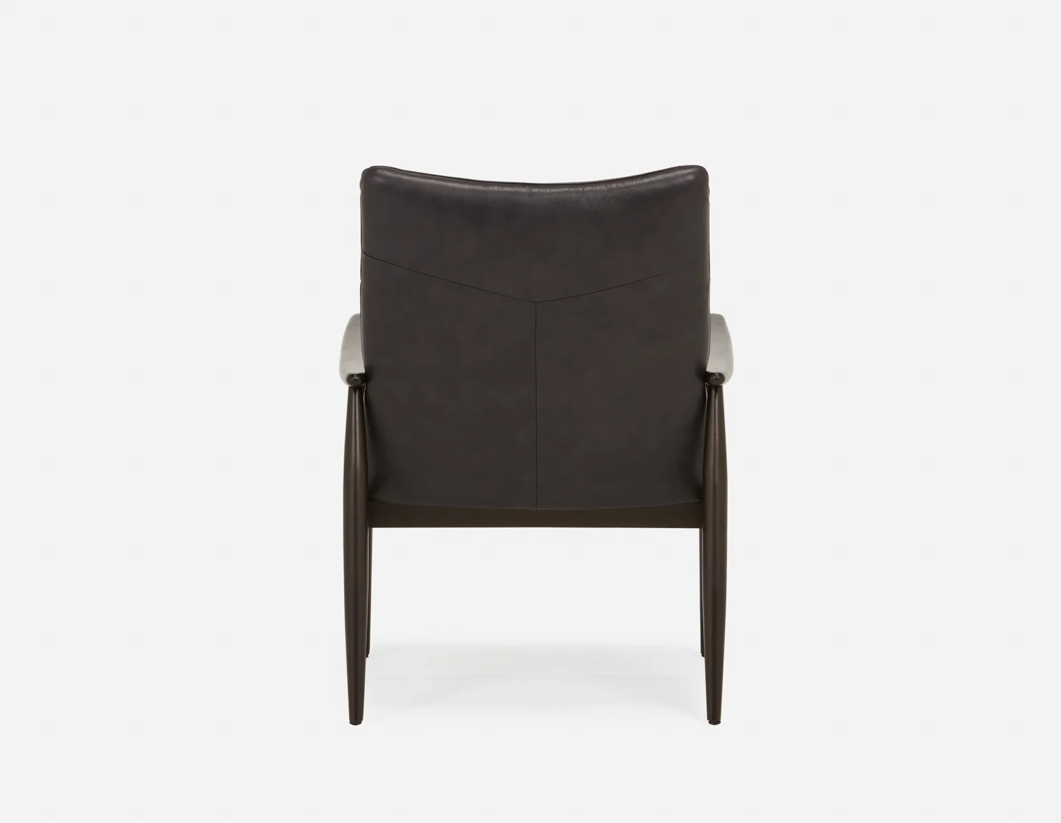 LATONA — 100% leather mid-century modern accent chair (71-53-26-20) - Image 9