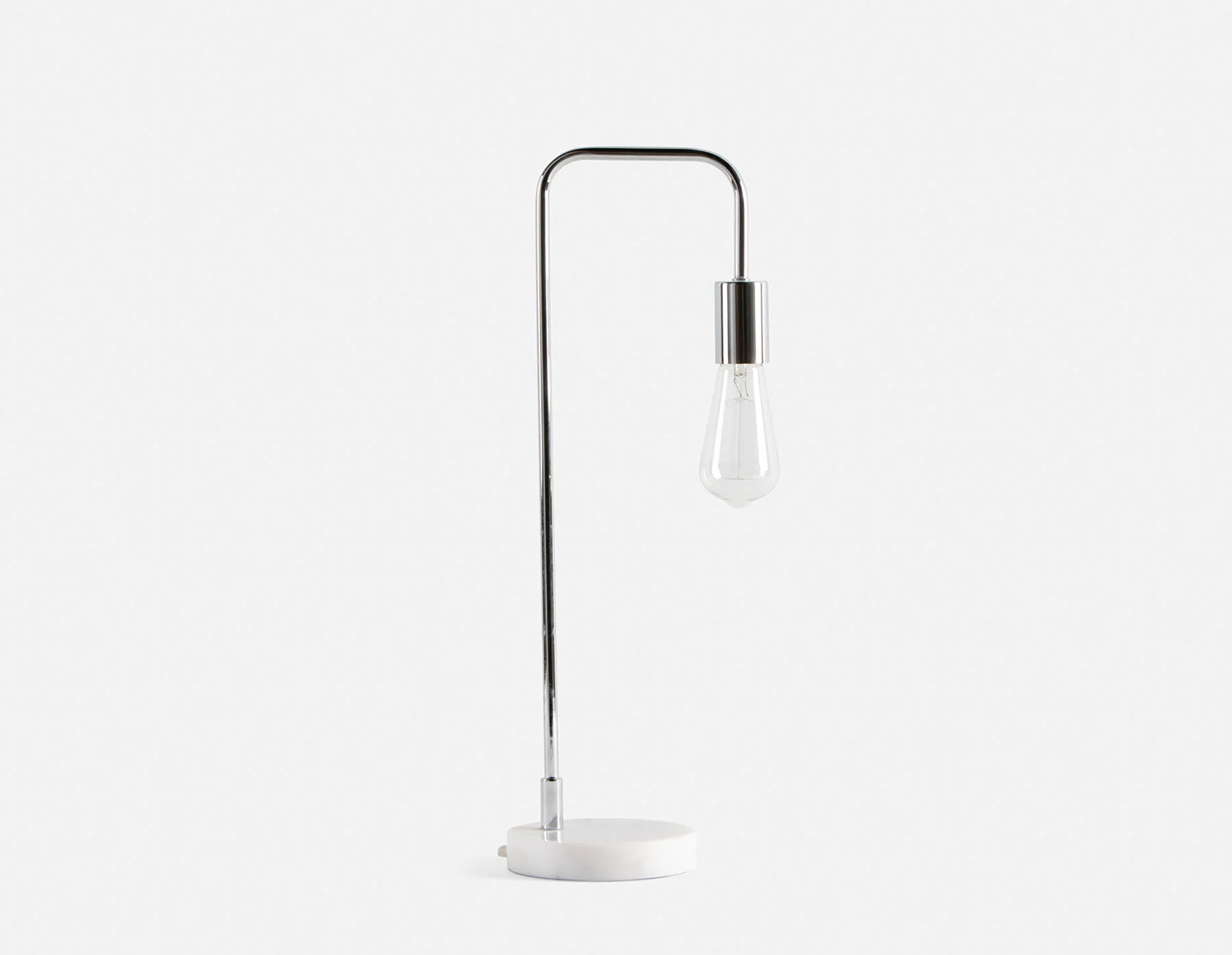 CLEARA — Marble base table lamp 57 cm height