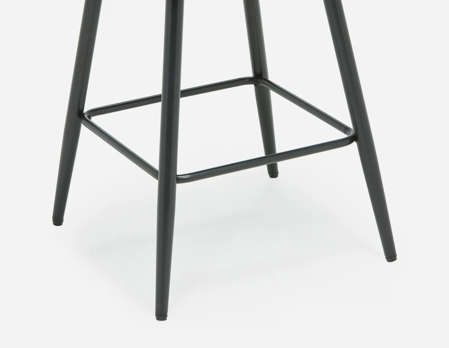 RALPH — Mid-century upholstered counter stool 66cm - Image 3