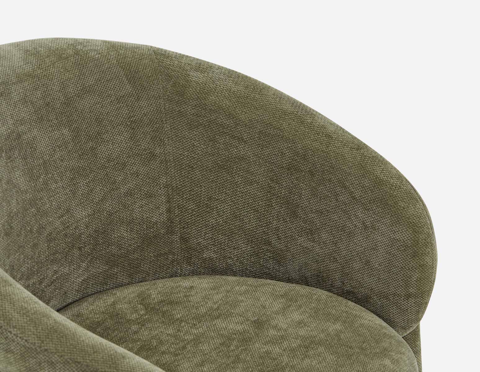 HANCHA — Modern accent chair with ottoman (03-82-64-70) - Image 7