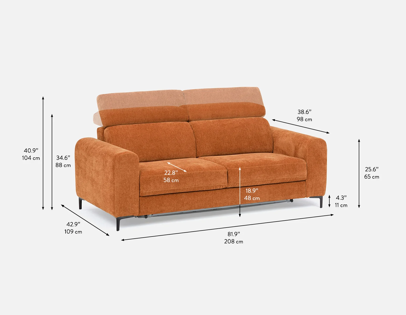 SOVA — Minimalist contemporary sofa-bed - Image 16