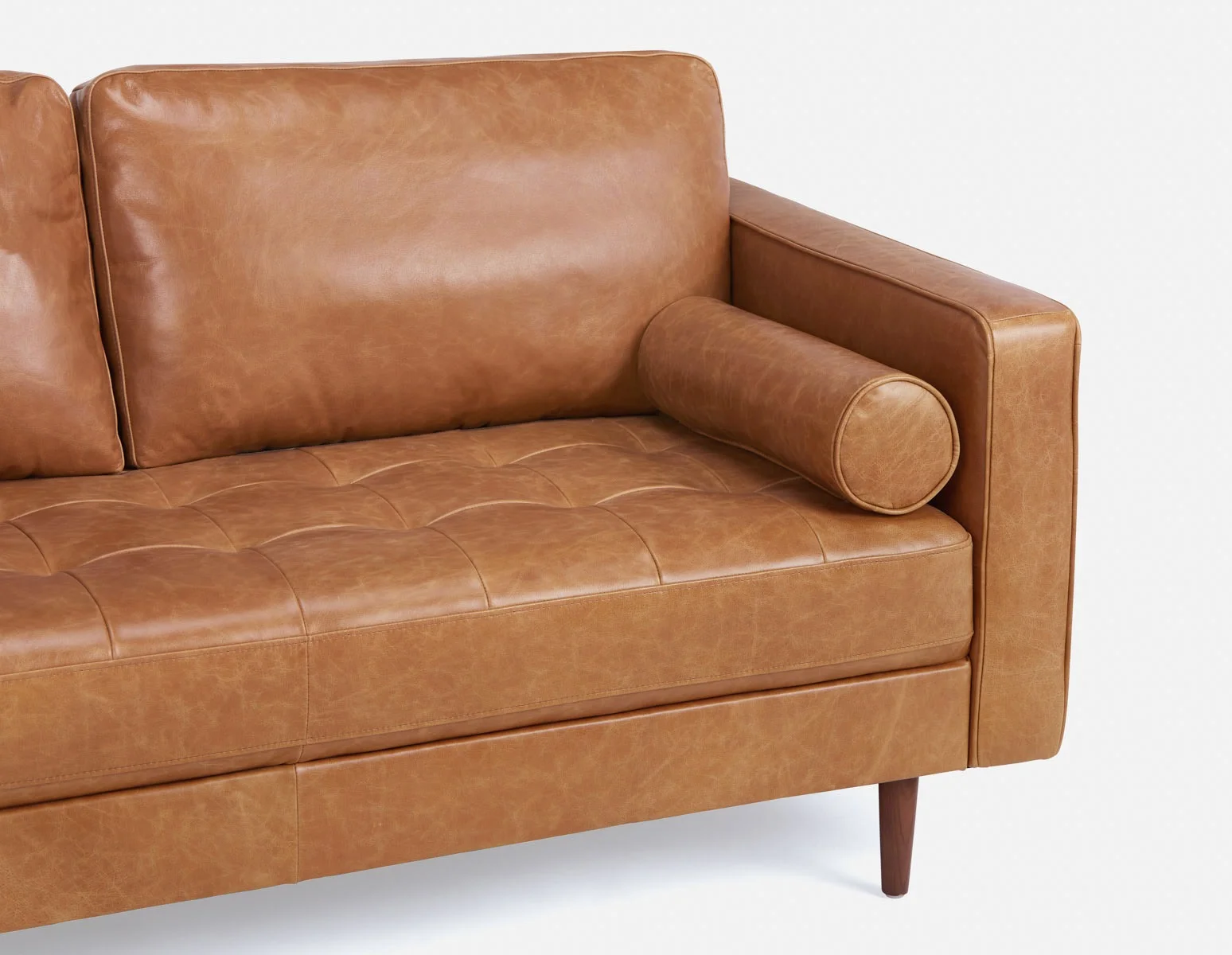 KINSEY — 100% leather loveseat - Image 7