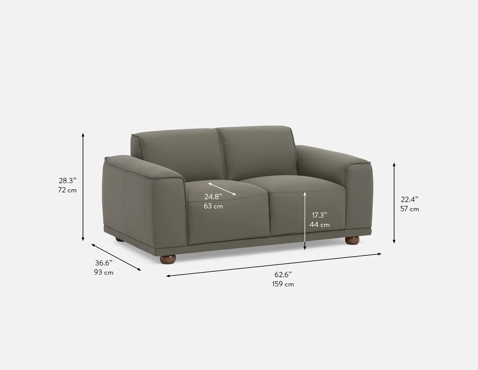 VIGO — 100% leather apartment sofa (71-99-64-18) - Image 12
