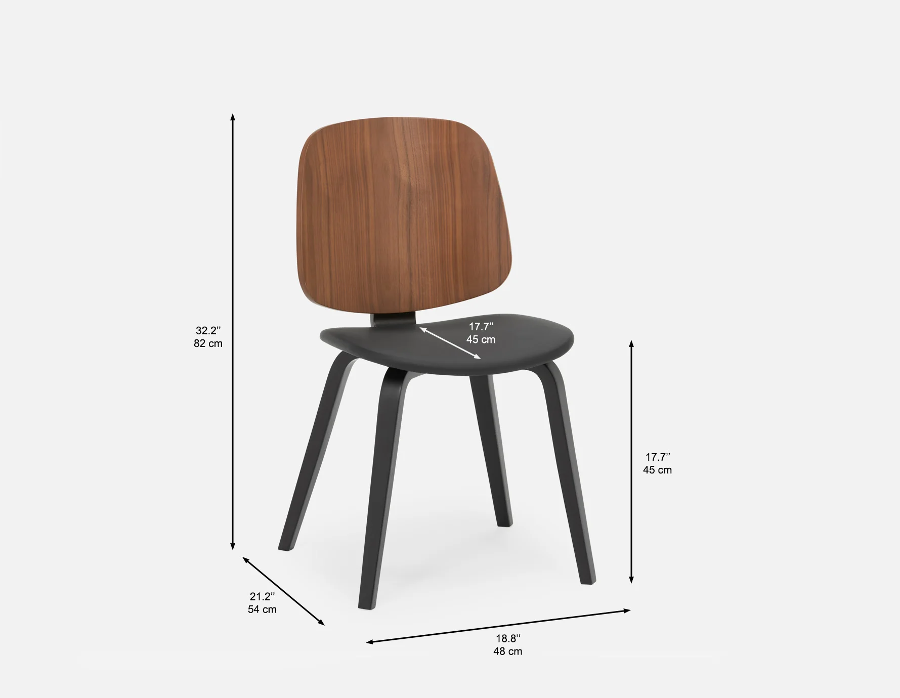 AFREEN — Mid century dining chair - Image 12