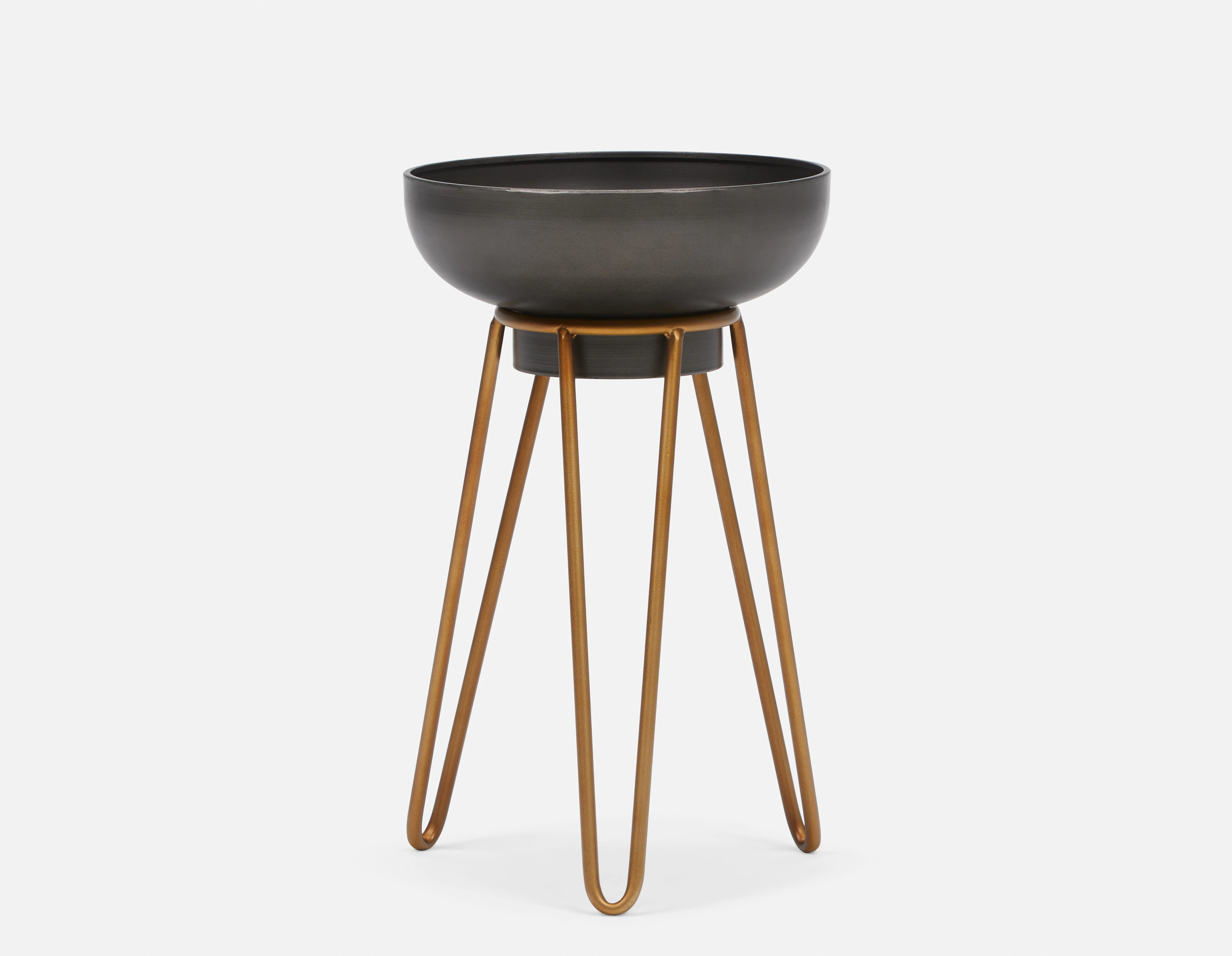 KUSHINA — Metal planter with stand 60 cm - Image 2
