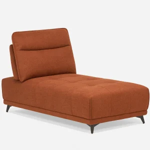 SIMON — Modern contemporary lounger with adjustable backrest (60-33-51-45)