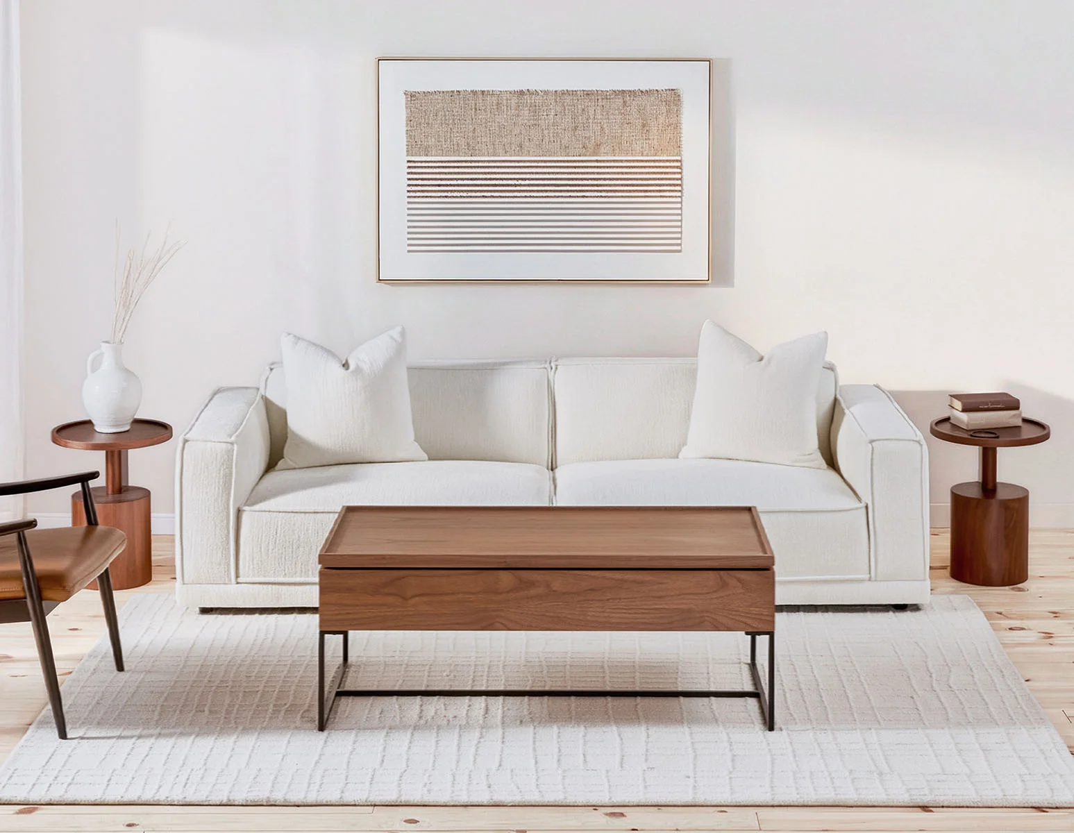 HILLARY — Modern low back 96" luxury sofa (64-85-93-10) - Image 14