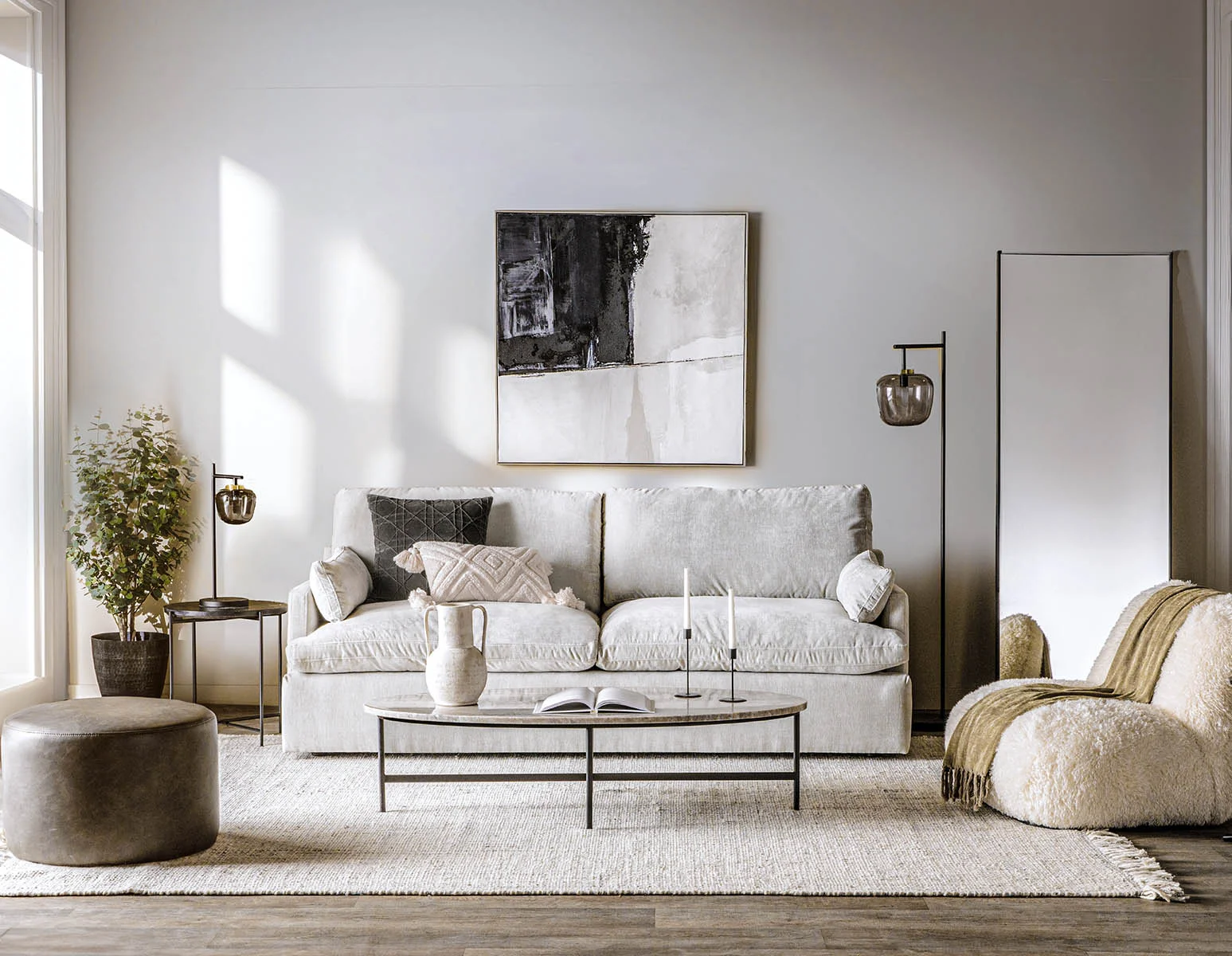 CHABLIS — Contemporary sofa 89" superior comfort (27-90-71-62) - Image 12