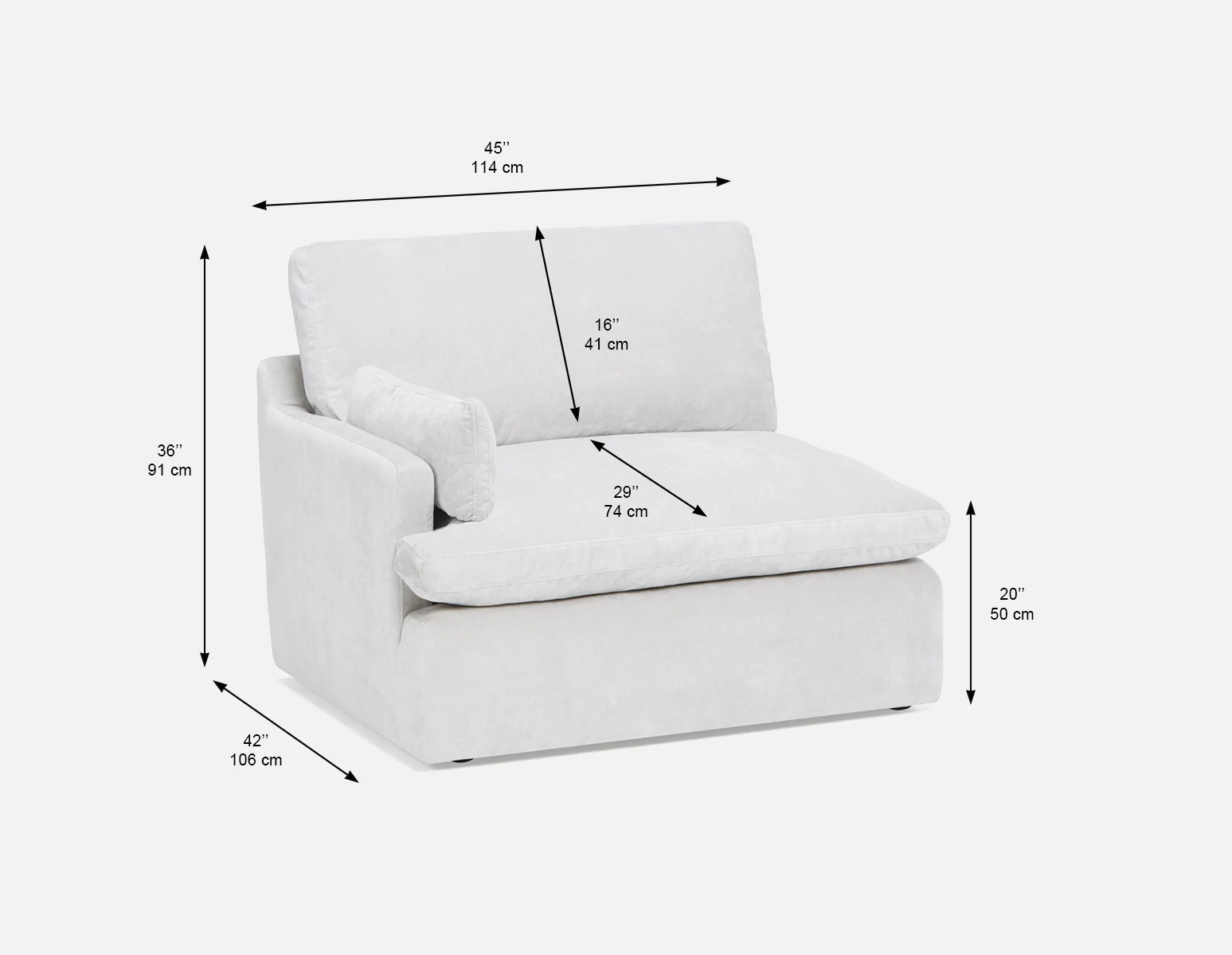 CHABLIS — Modular sofa with left arm customize to fit your space (45-28-19-62) - Image 12