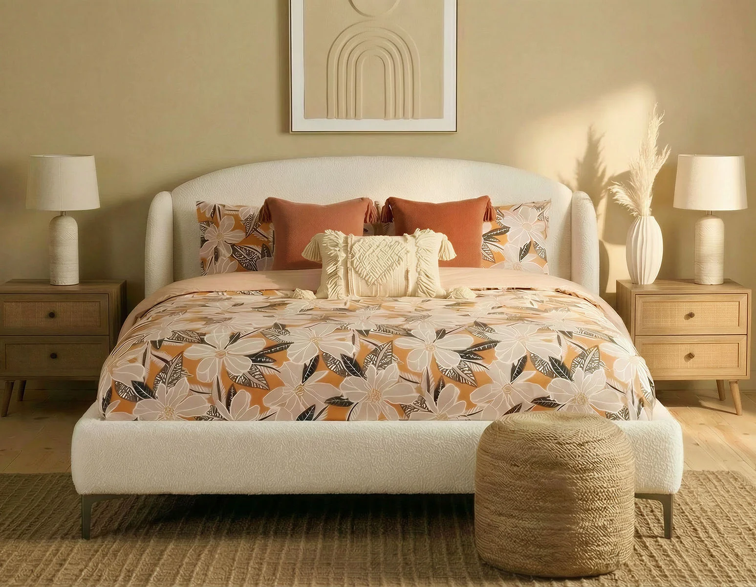 CALEDONIA — 3-piece queen duvet cover set