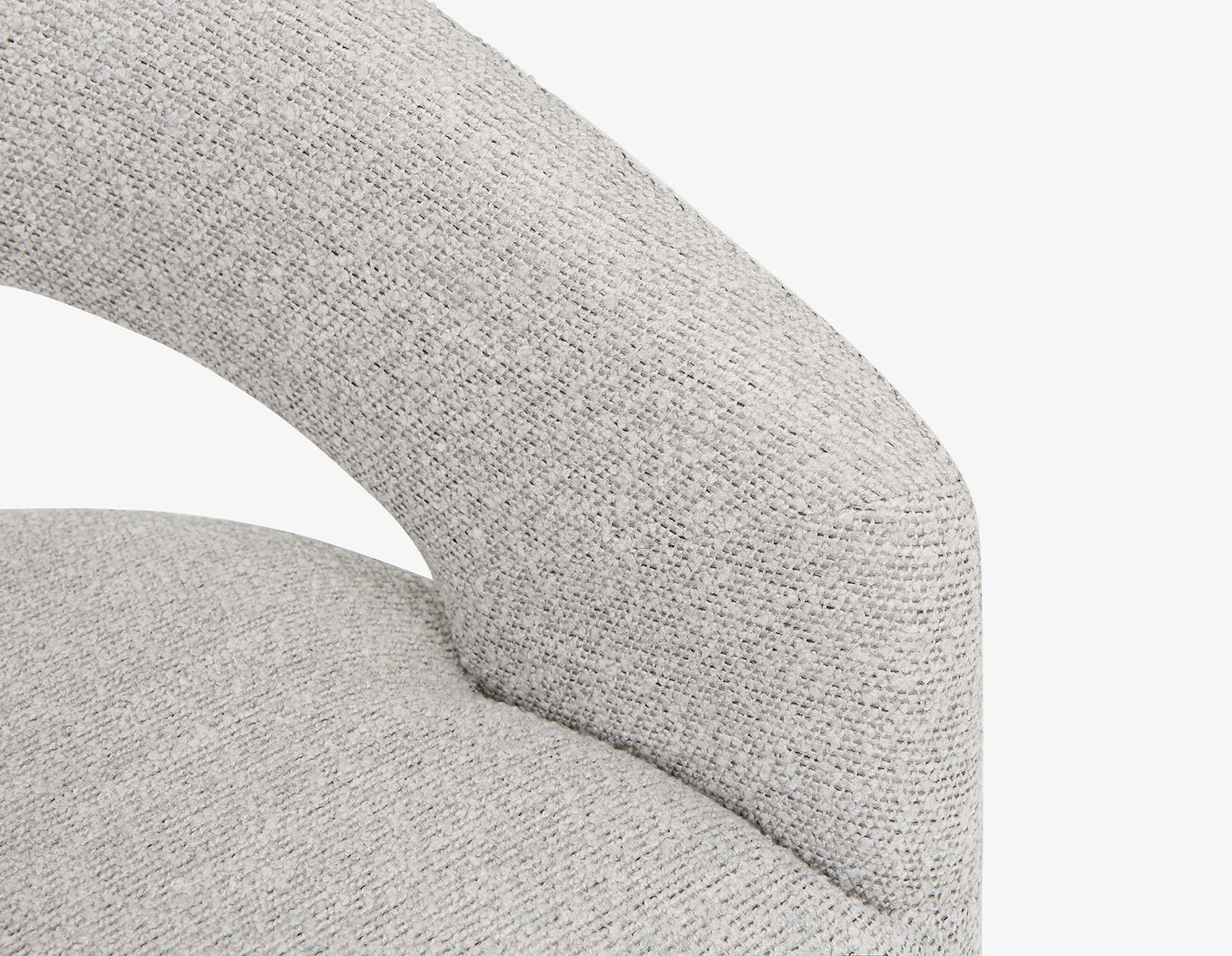 TIVOLI — Modern contemporary dining chair on casters (53-78-07-30) - Image 4