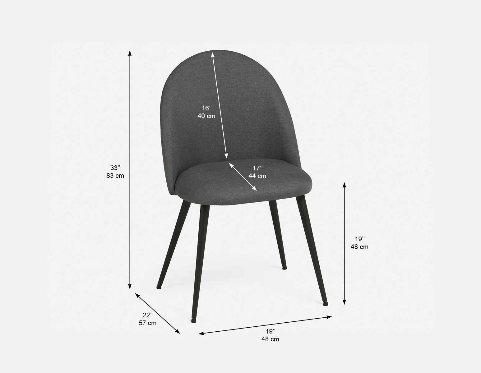 LAVAL — Contemporary dining chair (45-89-55-30) - Image 8