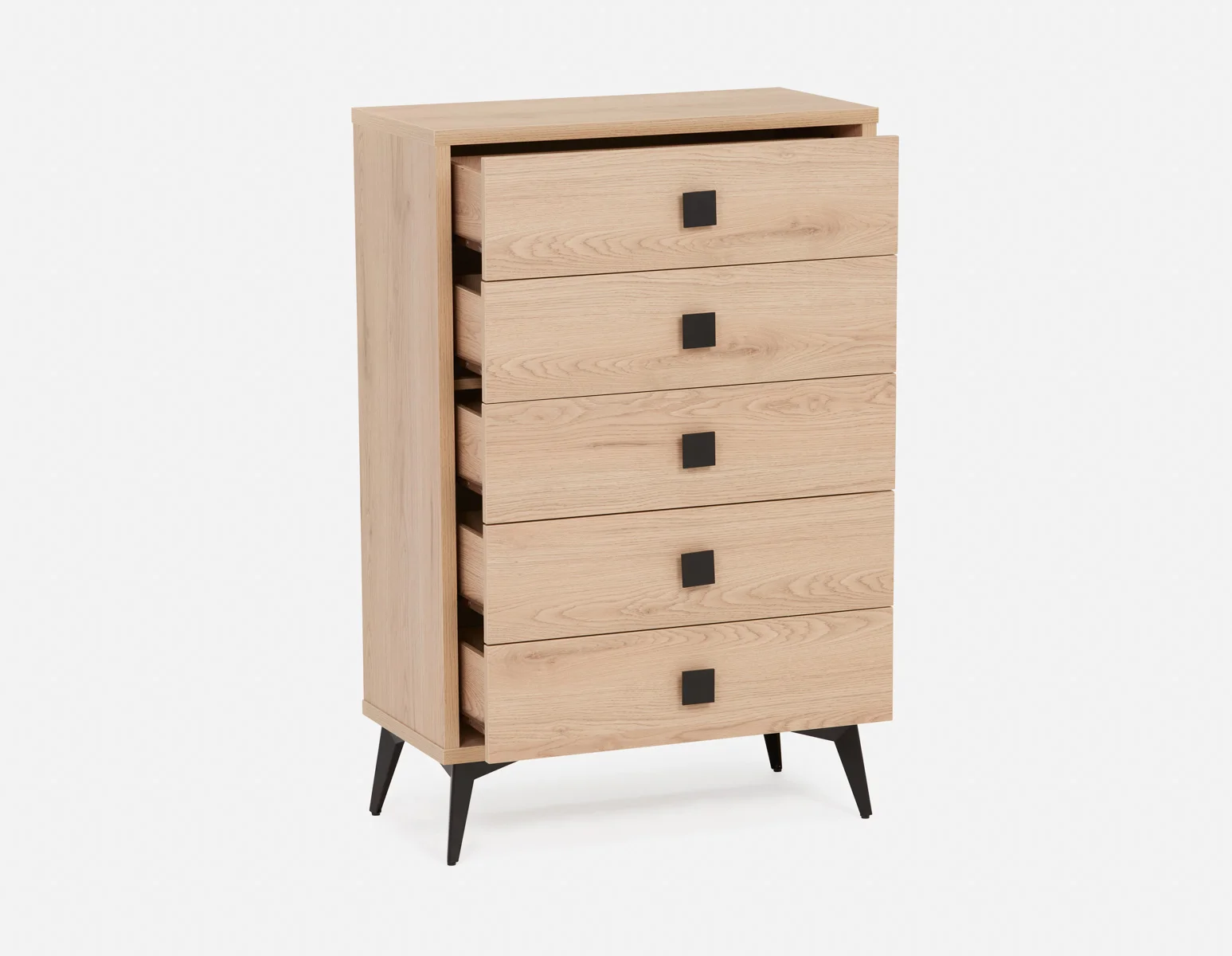KIERA — Mid-century modern 5-drawer chest (35-85-30-04) - Image 3