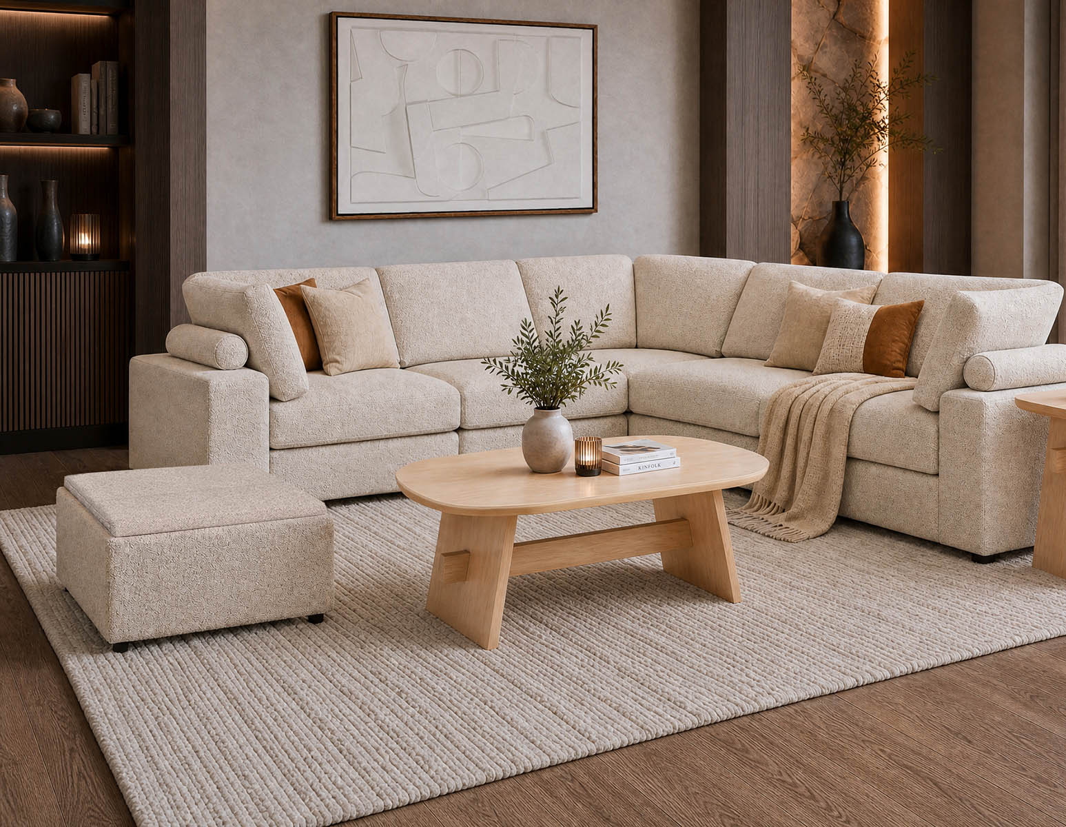 OLISA — Contemporary coffee table ottoman (70-56-70-95) - Image 15