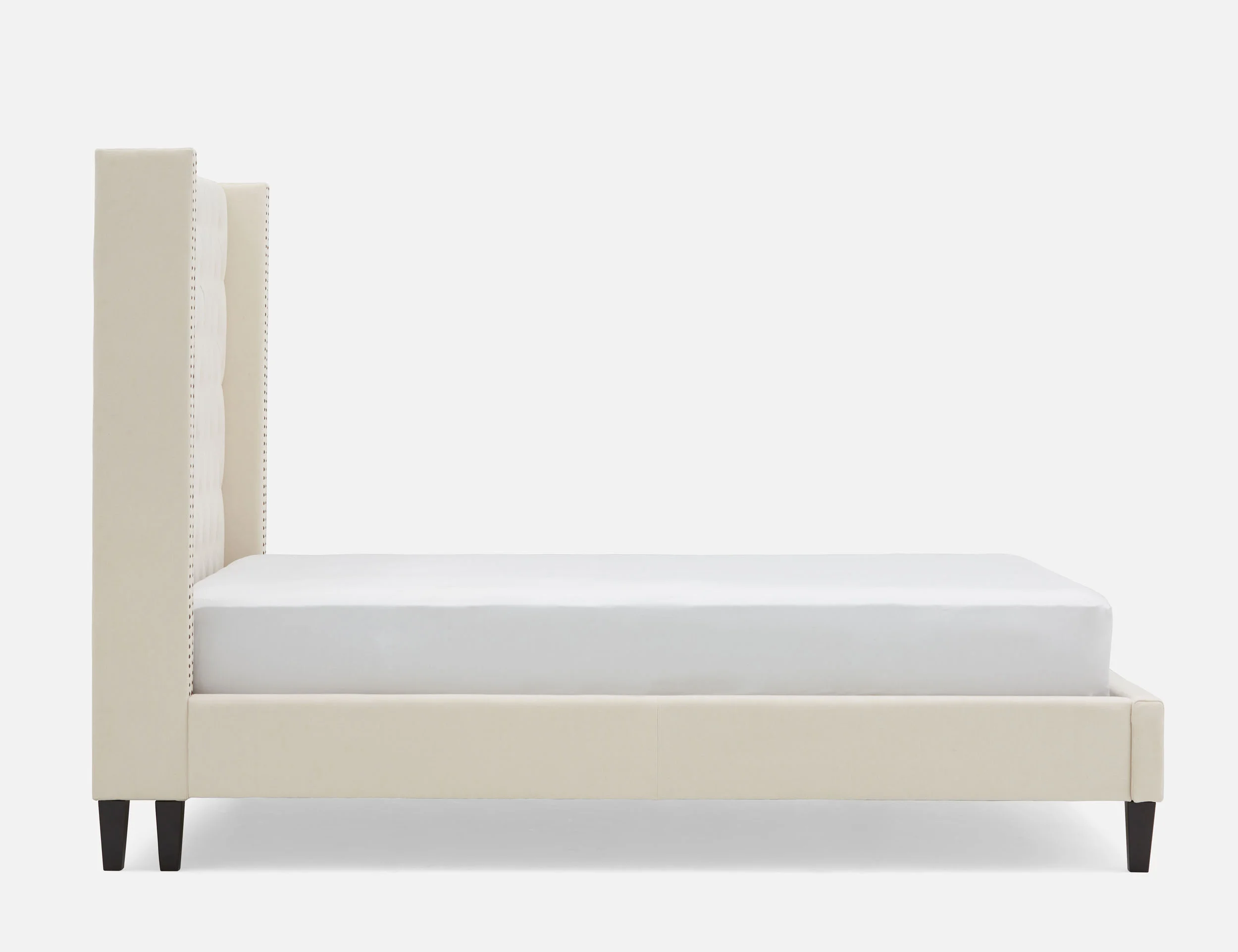 VERSAILLES — Tufted upholstered wingback queen size bed (79-12-43-95-D) - Image 6