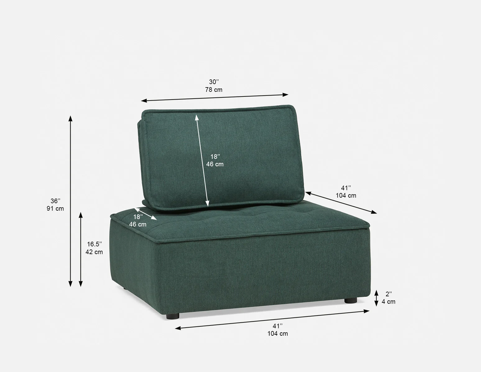 LEON — Modular sectional sofa customize to fit your space (61-64-25-70) - Image 10