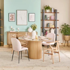 JUDITH — Contemporary velvet dining chair (03-39-96-68)