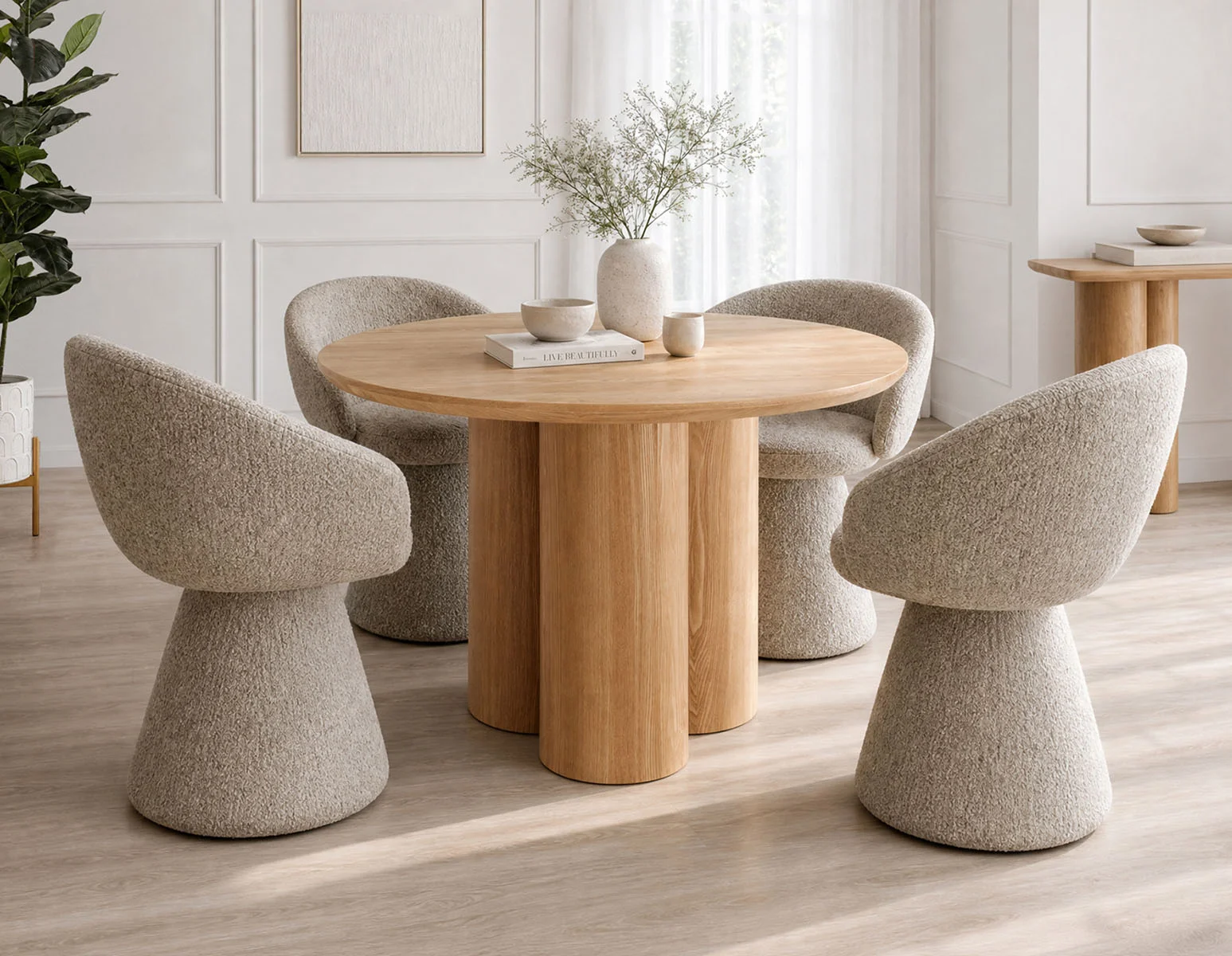 ORAN — Modern swivel dining armchair (07-90-72-88) - Image 11