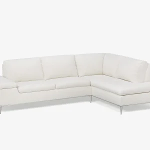 ANDREW — Right-facing sectional sofa in performance fabric (45-44-77-46)