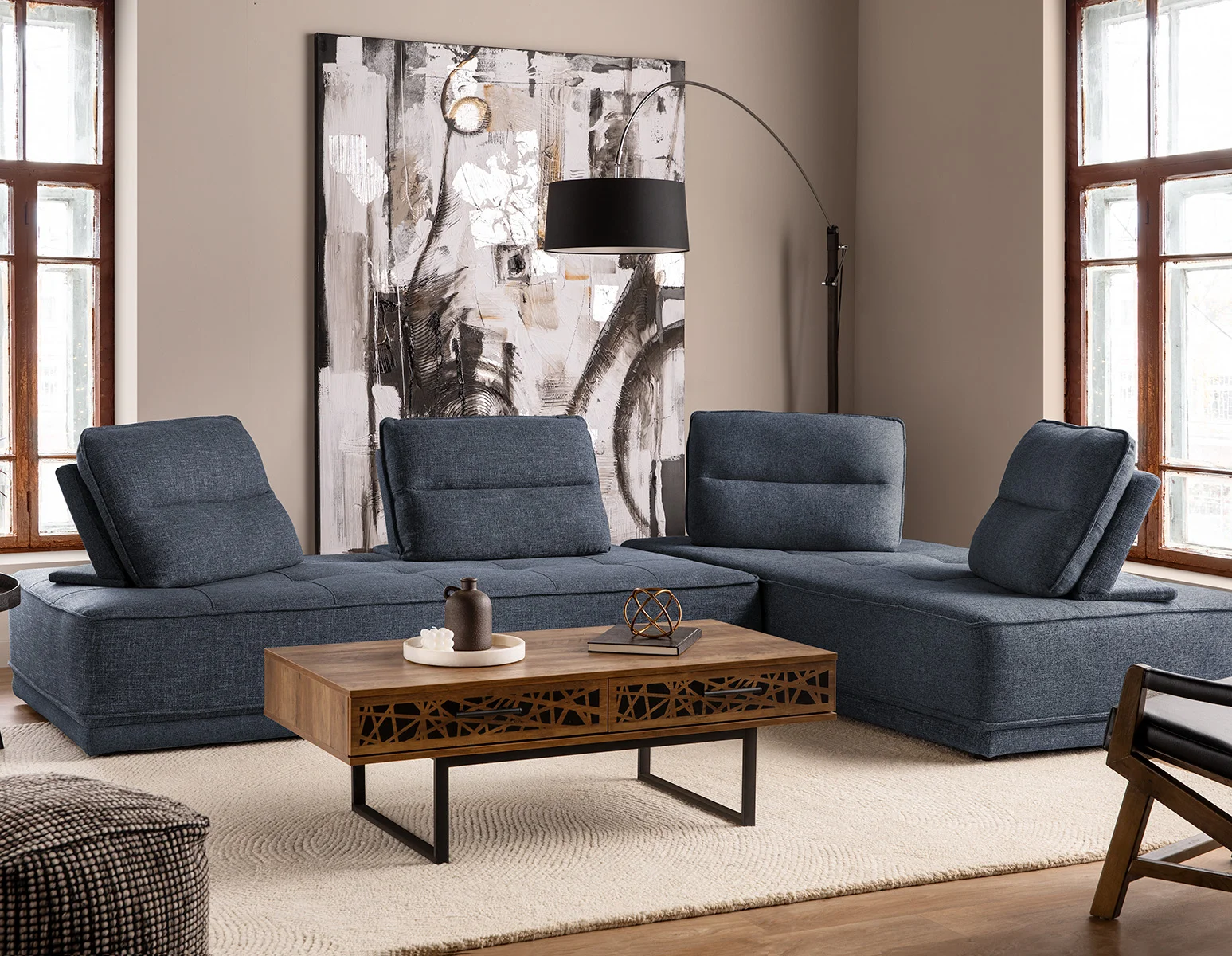 CHAMELEON — Modern sofa (72-63-11-60)